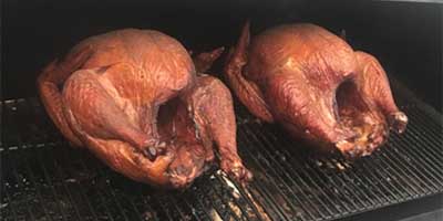 2 smoked turkeys