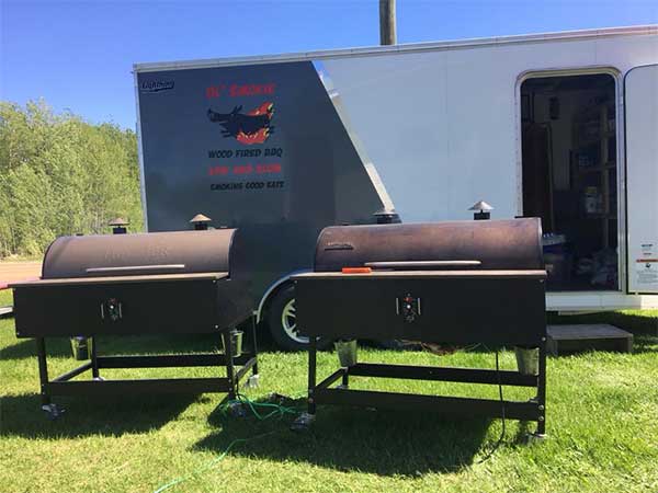 Smoker Setup with Trailer